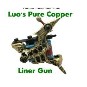  LUOS Pure copper Custom TATTOO MACHINE GUN supply kit e010495 Beauty