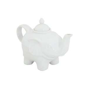  BIA Cordon Bleu Elephant Tea Pot   White