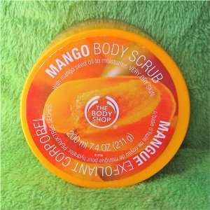  Body Shop Mango Body Scrub 7.4 Oz. Beauty