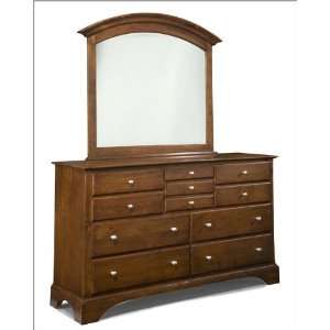 Heritage Brands Furniture Dresser & Mirror Shaker Simplicity HB4910 91