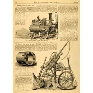  1874 Article Diamond Drills Well Boring Tunnel Shafting 