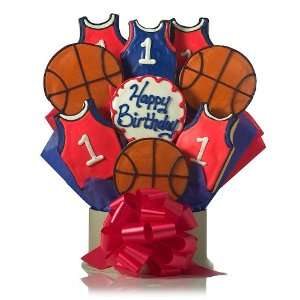  Basketball Personalized Cookie Bouquet