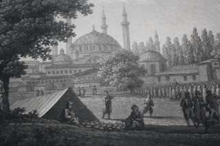 OLD OTTOMAN ISTANBUL CONSTANTINOPLE ENGRAVING HIPPODROME B. PRINGER 