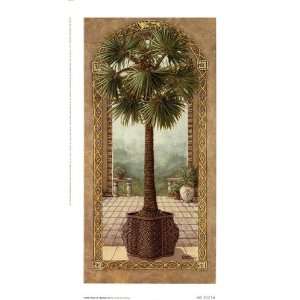  Janet Kruskamp Palm Tree In Basket ll 5x9 Poster Print 