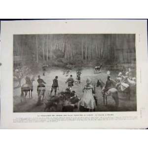    Circus Equestrian Chasse A Courre Hunt French 1932