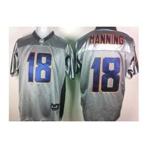  Broncos #18 Peyton Manning NFL 2012 Grey Shadow Edition Reebok 