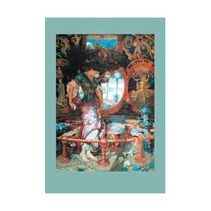  The Lady of Shalott 12x18 Giclee on canvas