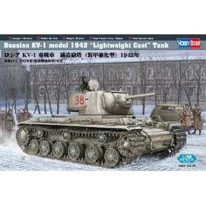  Russian KV 1 Model 1942 Lightweight Cast Tank 1 48 Hobby 