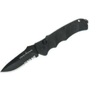 Schrade Knives 60BS Part Serrated Drop Point Extreme Survival Folder 