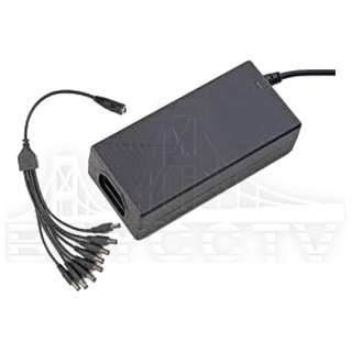 SEE QSS1250A 12V DC 5Amp Surveillance Security Camera Power Adapter 