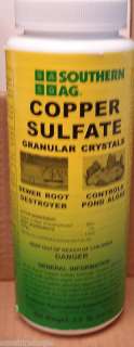 Copper Sulfate Granular Crystals Pentahydr99%,2.5# Jar  