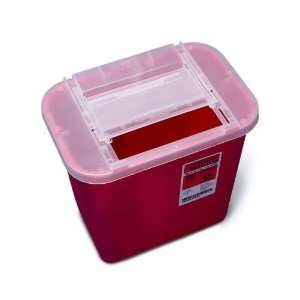  Red Biohazard Multipurpose 2 Gallon Sharps Container 