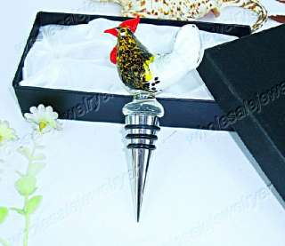 WHOLESALE 6Box rooster Wine Cork Bottle Topper Stoppers  
