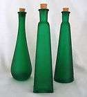 glass bottle with cork stoppers  