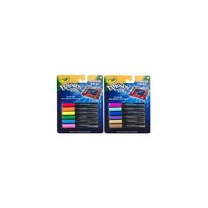   Crayola Color Explosion Glow Board Marker Refill Electric Colors Toys