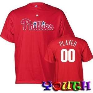  Philadelphia Phillies Custom Player Youth Name and Number 