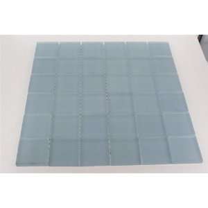  Loft Blue Gray Frosted 2X2 1/4 Sheet Sample Tiles