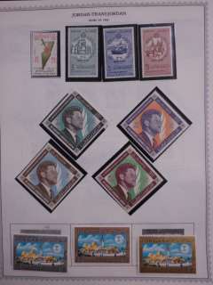 JORDAN  Collection of Mint & Used on pages with many Better singles 