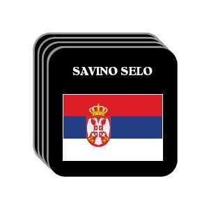  Serbia   SAVINO SELO Set of 4 Mini Mousepad Coasters 