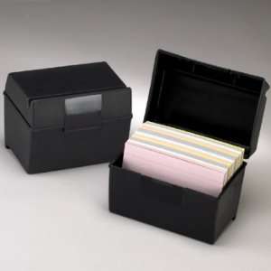   CORPORATION OXFORD PLASTIC INDEX CARD BOXES 5X8 