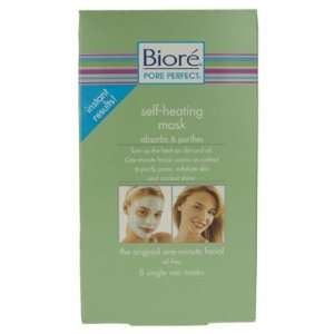  Biore Pore Perfect Self Heating Face Mask (X8 Masks 