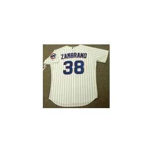 CARLOS ZAMBRANO Chicago Cubs AUTHENTIC Majestic Home Baseball Jersey 