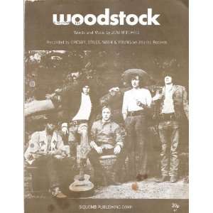    Sheet Music Woodstock Crosby Stills Nash 217 
