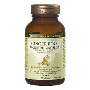  GNC Herbal Plus® Whole Herb Ginger Root 550mg Health 