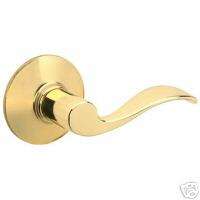 Schlage Accent Privacy Lever Set Polished Brass NEW 043156794645 