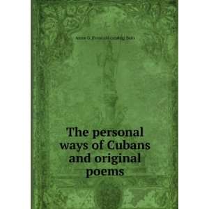  The personal ways of Cubans and original poems Amos G 