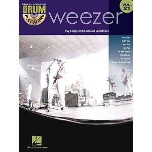  Weezer   Drum Play Along Volume 21   Book and CD Musical 