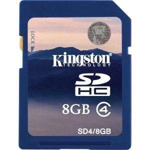    8GB SDHC Class 4 Flash TwinPKs (SD4/8GB 2P)  