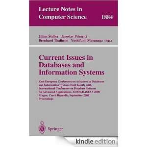 Current Issues in Databases and Information Systems East European 