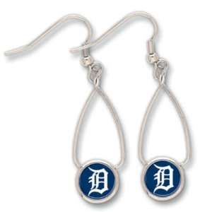   DETROIT TIGERS OFFICIAL FRENCH LOOP LOGO EARRINGS