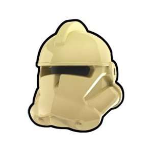  Tan Commander Helmet   LEGO Compatible Minifigure Piece 