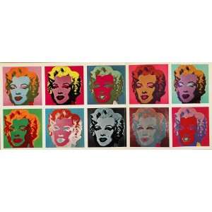  1970 Pop Art Andy Warhol Marilyn Monroe 1967 Print NICE 