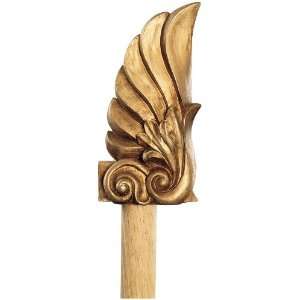  On Sale  Golden Wing Rod and Finials