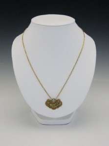 BEAUTIFUL CHINESE VINTAGE 14K YELLOW GOLD NECKLACE W/ YEAR OF THE 