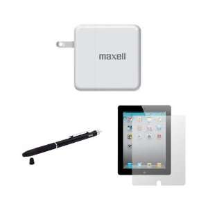   , Maxell USB Charger, & Black iClooly Stylus & Pen For Apple iPad 2