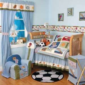  6 Pc Crib Set home Run By Kidsline Baby