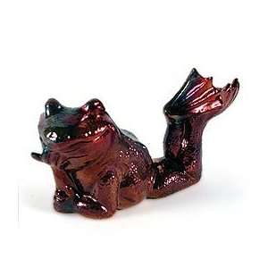  Raku Pondering Frog