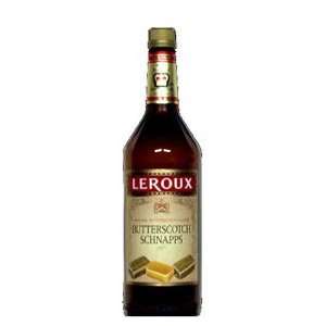  Leroux Butterscotch Schnapps 25@ 1 Liter Grocery 