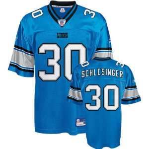 Cory Schlesinger Youth Jersey Reebok Blue Replica #30 Detroit Lions 