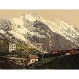  Vintage Travel Poster   Jungfrau and Scheidegg Bernese 