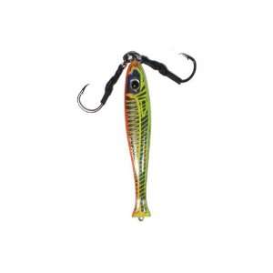  Orange Jigging Lure, 55gm/1.9oz, 2 hook set Sports 