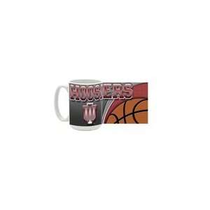  Indiana Hoosiers (IU Basketball) 15oz Ceramic Mug Sports 
