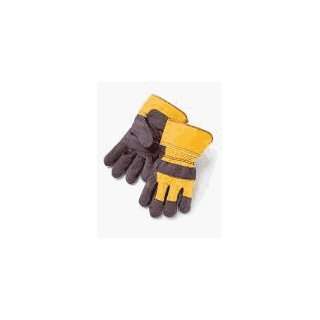 R3 Safety GL84423 L Double leather double palm glove, Large, 3 