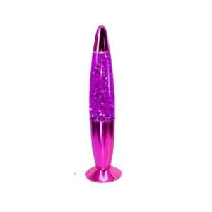  Metallic Purple/pink Glitter Lamp 