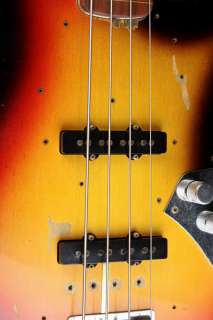 Fender Custom Shop Jaco Pastorius Tribute Jazz Bass Guitar 3 Tone 