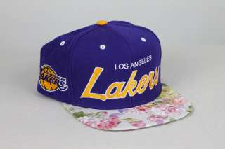 Custom Los Angeles Lakers Snapback Floral nba vintage supreme tisa 